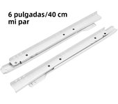 1Pair Mute Two Section Drawer Track Slides Cabinet Rails Computer Table Chute Cabinets Keyboard Roller Pulley Furniture Slides