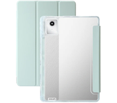 Tablet Case for Lenovo Tab M11 Case with Pen Holder Tri-fold PU Smart Leather Acrylic Back Protection Cover for Xiaoxin Pad 2024