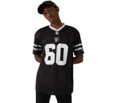 NOS NFL MESH TEE LASRAI BLKWHI: Camiseta NFL Mesh Las Vegas Raiders, en negro y blanco. Perfecta para los seguidores del equipo que buscan un look cómodo, casual y deportivo. ✅ Entrega 24/72h a España (península)