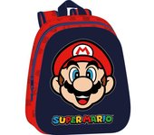 MOCHILA 3D SUPER MARIO 27x33x1cm - SAFTA