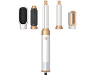 Cepillo Secador De Pelo, Cepillo de Aire Caliente Secador Moldeador Alisador set 6 en 1, 6 Cabezales Intercambiables