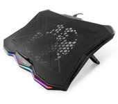 Base de refrigeración Deep Gaming Rbw-17 Rgb para portátiles de hasta 17,3"