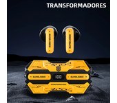 Original Transformer TF-T51 TWS Bluetooth V5.4 Earphones Long Endurance Low Latency Headphones 3D Surround Sound Gaming Earbuds