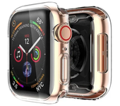 TPU Cover for apple watch band series 9 8 7 6 5 4 SE 44mm40mm iwatch 3 38/42mm Accessories bumper screen protector case 41mm45mm