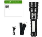 2025 Most Powerful LED Flashlight Strong Light 2*500W High Power Tactical Torch Rechargeable Light Long Shot 3km Camping Lantren