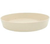 PLASTIKEN Plato Inyección Maceta Ø28x4,4cm ecru, Polipropileno, Alta Resistencia - 90528 Plato para maceta Accesorios y Complementos Jardin Varios Jardin / Accesorios