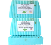 3 Jabones Artesanales de Algas Marinas. Pack Ahorro. Glicerina Vegetal. PumarShop Cinnia Natura. Exfoliante. Piernas Cansadas.