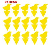 10/20/30PCS Sticky Insect Trap Double-sided Yellow Plastic Insect Sticker Board Plant Pest Control Catcher Gardening Supplies