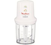 Moulinex Multimoulinette Compact DJ300110 Picadora, 0.25 l de Capacidad, Sistema de Seguridad Integrado, 270 W, Plastico, Blanco