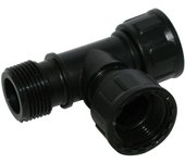 Conexion "t" colector rosca loca 1" aqua center