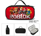 ROBLOX Primary School Pencil Bag Children's Pencil Case Stationery Box Anime Kawaii Cartoon School Bag Mochila