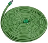 vidaXL Manguera de Riego con 3 Tubos Aspersor de Agua de Jardín PVC Verde Dimensiones 15 m, 7.5 m, 22.5 m
