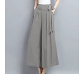 ZANZEA Korean Fashion High Waist Pants Women Straps Pleats Pantalon 2024 Summer Solid Wide Leg Trousers Daily Loose Office Pants