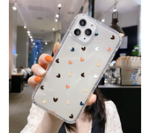 Clear Soft TPU Phone Cases For iPhone 15 Case iPhone 11 14 12 13 Pro Max X XR XS 6 7 8 Plus SE 2022 2020 Cover Love Heart Fundas