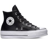 Zapatilla Mujer Converse Lift HI Piel Negro