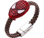Superhero Avengers Bracelet Black Panther Iron Man Captain America Spiderman Handmade Woven Leather Accessories Gift