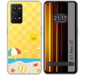 Funda Silicona Transparente para Realme GT Neo 3T 5G diseño Playa Dibujos