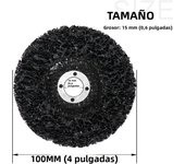 1Pcs 100/115/125mm Coral Disc Poly Strip Disc Grinder Strip Disc Angle Grinder Polishing Wheel for Paint Rust Removal Abrasive