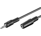 Cable adaptador alargador jack 3.5mm ⋆ Hembra a macho ⋆ 3 Pines ⋆ Longitud 2 metros ⋆ Color negro ⋆ Ideal para audio y auriculares ⋆ Compatible con PC, móvil, tablet y más ⋆ Conexión estable y sin interferencias ⋆ ENVÍO DESDE ESPAÑA