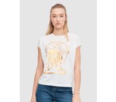 Añade un toque de personalidad a tu look con esta camiseta con estampado gráfico INSIDE