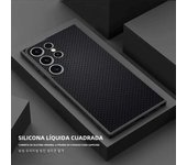 Metallic Texture Carbon Fiber Phone Case for Samsung Galaxy S22 Note 20 Ultra S23 S21 S20 FE S10 S10E Silicone Cases