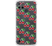 Funda Silicona Antigolpes para Realme C21Y / C25Y diseño Cerezas Dibujos