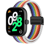 Braided Solo Loop For Redmi Watch 4 Magnetic Buckle Strap Watchband  For Xiaomi mi Band 8 Pro Adjustable Bracelet Wristband Band