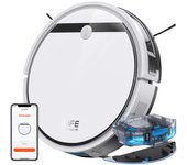 Aspiradora y Mopa Robótica ILIFE V3x,Succión Fuerte, Limpieza con Cepillo Rodante, Limpieza en Múltiples Pisos, Amigable con el Pelo de Mascotas, Wi-Fi y Compatible con Google Home y Alexa, Aumento Automático de Alfombra, Limpia hasta 2000 pies cuadrados