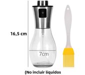 Olive Oil Sprayer Dispenser for Cooking , BBQ and Air Fryer, Premium Glass Oil Vinegar Soy Sauce Spray for Grilling, Kitchen