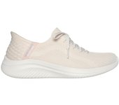 Skechers 149710 Zapatillas deportivas Slip-ins: Ultra Flex 3.0 - Brilliant para mujer en beige en textil