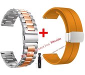 22MM Stainless Steel+Silicone Strap For Redmi Watch 5 Active Smart Watch Accessories Bracelet Wristband For Redmi Watch 5 Lite