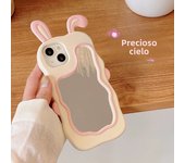 Rabbit Ear Silicone Phone Case for IPhone X XS XR XSmax 6/7/8Plus 14 13 12 11 Pro Promax 15 Pro Max