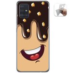 Tumundosmartphone Funda Gel Tpu Samsung Galaxy A51 5G Helado Chocolate Dibujos