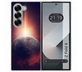 Tumundosmartphone Funda Carcasa Dura para Samsung Galaxy Z Fold 6 5G diseño Tierra Dibujos