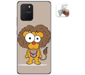 Tumundosmartphone Funda Gel Tpu para Samsung Galaxy S10 Lite diseño Leon Dibujos