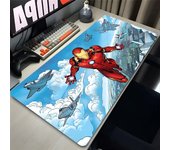 Marvel Iron Man Computer Mouse Pad Gaming MousePad Gamer Large Mouse Mat 30x80cm Mause Carpet PC Desk Play Mat Keyboard Desk Mat