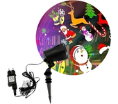 LILI HOME Proyector de Navidad con Imágenes en Movimiento – Ideal para Exterior Proyecta una variedad de motivos navideños en movimiento, como copos de nieve, árboles de Navidad, renos, y más. Ideal para decorar paredes, fachadas, o jardines.