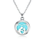 New Cute cat Aroma Diffuser Pendant Stainless Steel Magnetic Aromatherapy Essential Oil Diffuser Perfume Locket Necklace Jewelry
