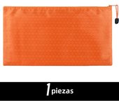 8 Colors Black Grid Pencil Bag Zipper Pouch Bill File Bag Makeup Small Pencil Case Waterproof Office Supplies Travel Accessories
