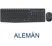 Teclado logitech wireless mk235  (keyboard and mouse) teclado aleman p/n:920-007905