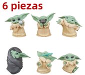 Yoda Baby 5-8cm Mini Figure 2 Style The Mandalorian Grogu Lovely Decoration Ornaments Gifts