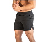 Casual Shorts Men's Summer Dark Blue Breathable Loose Sports Straight Cropped Pants