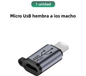 USB C Adapter Type C To Micro To Mini USB Female Converters For iPhone 14 13 Xiaomi Samsung For Lightning Male Charger Adapter