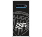 Funda original compatible con Samsung Galaxy S10 Plus - Lugo Negro Espirito Loitador