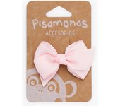 Pisamonas pinza de pelo niñas lazo mediano