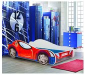 Cama de criança com colchão e estrado incluídos 140 x 70 Kobi Spider Car