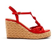 Sandalias Piel Cuña Yute Castine