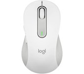 Mouse raton logitech m650 grande optico wireless inalambrico blanco crudo