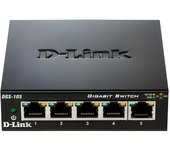 Switch D-Link DGS-105 5ptos 10/100/1000 Gigabit Qos Filtro MAC