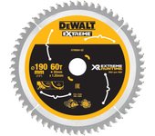 Dewalt DT99564-QZ - Hojas para Sierra Circular portátil XR EXTREME RUNTIME 190mm x 30mm 60D